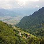 Blick vom Col de Taney auf Miex