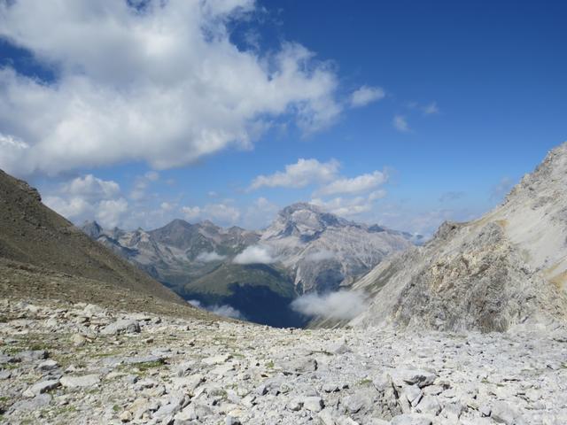 Blick von der Fuorcla Zavretta zum Piz Ela