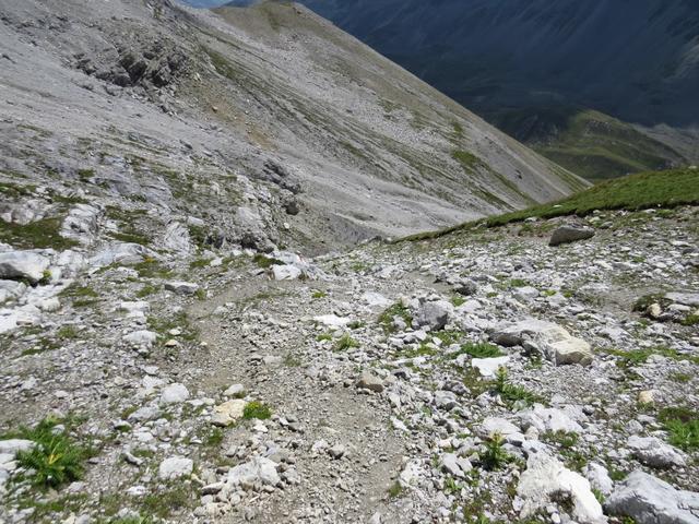 kurz vor Terrassas erreichen wir eine Steilstufe