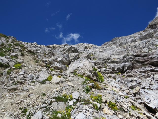 Blick zurück zur Steilstufe