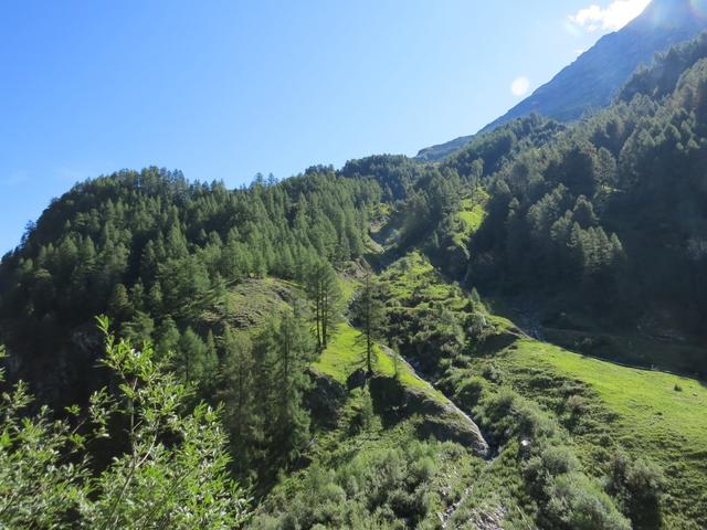 Blick hinauf Richtung Roc Vieux