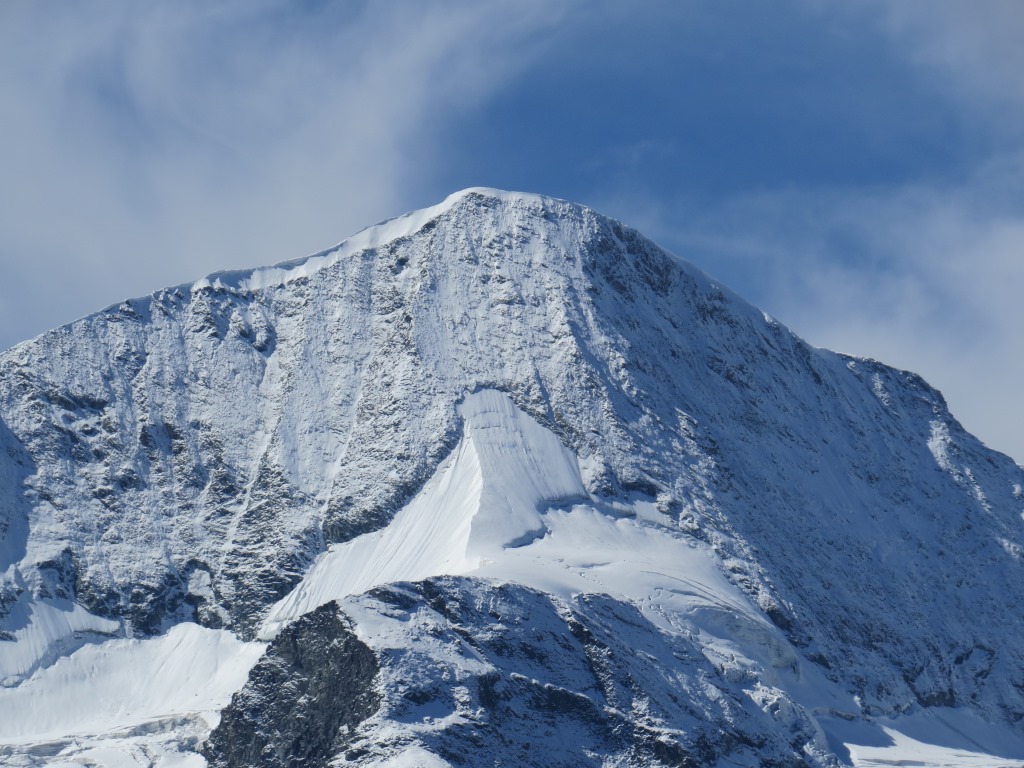 die Pigne d'Arolla herangezoomt