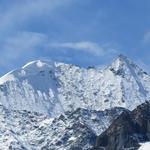Blick auf Mont Blanc de Cheilon Ostgrat und ganz rechts auf den Gipfel des Mont Blanc de Cheilon