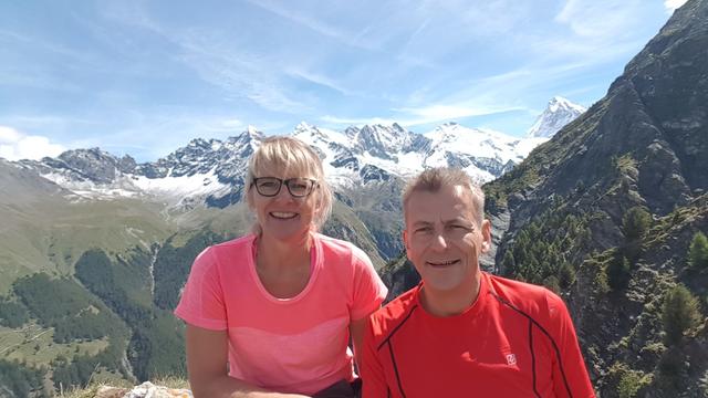 nach dem obligaten Erinnerungsfoto, aufgenommen bei der hervorragenden Aussichtskanzel des Roc Vieux...