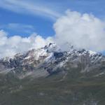 Blick zum Sasseneire. Rechts davon der Col de Torrent. War eine super schöne Bergtour