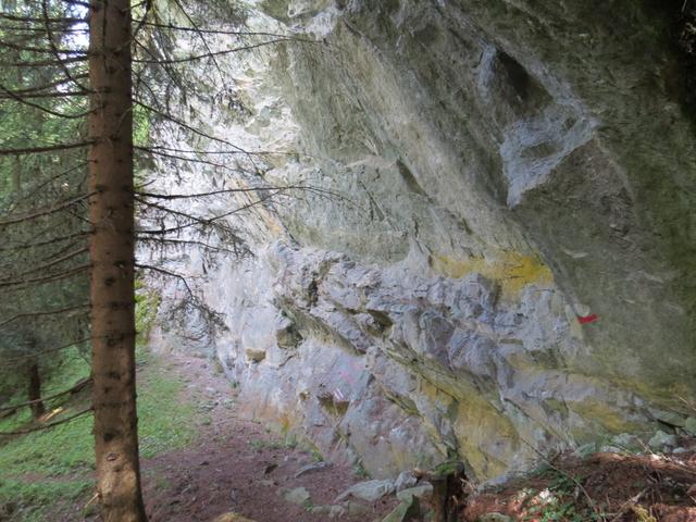 der Bergweg führt einem danach direkt...