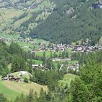 Blick ins Tal und nach Les Haudères