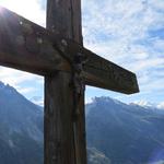 das grosse Kreuz auf der Alp Jatz