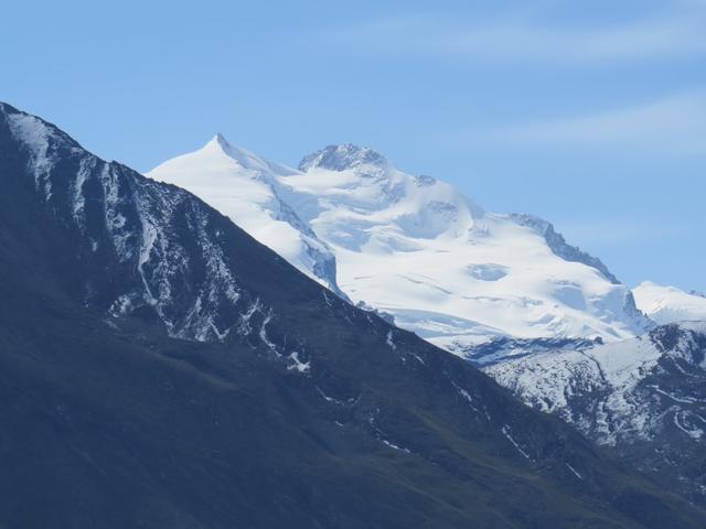 Nordend und die Dufourspitze herangezoomt