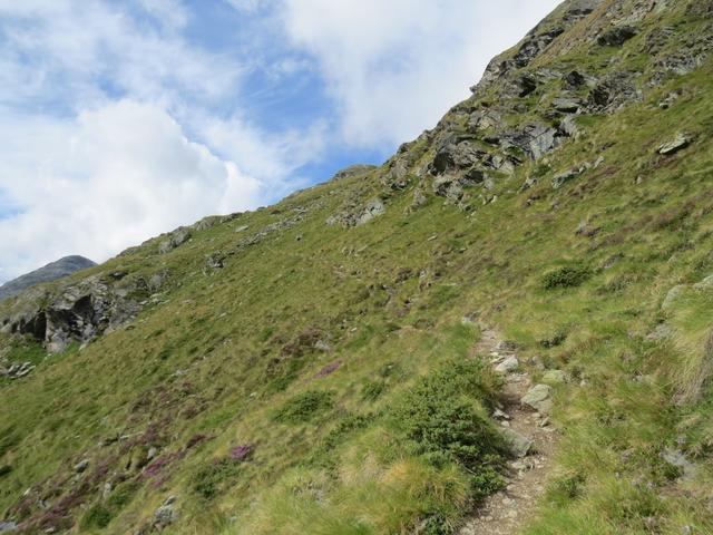 ...auf gutem Weg in einen Seitengraben 2469 m.ü.M.