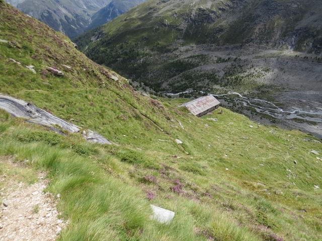 ...schwenken wir danach zur Alphütte auf der Schatzplatte 2402 m.ü.M. ein