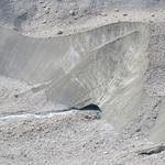 Blick auf das Gletschertor des Hohlichtgletscher