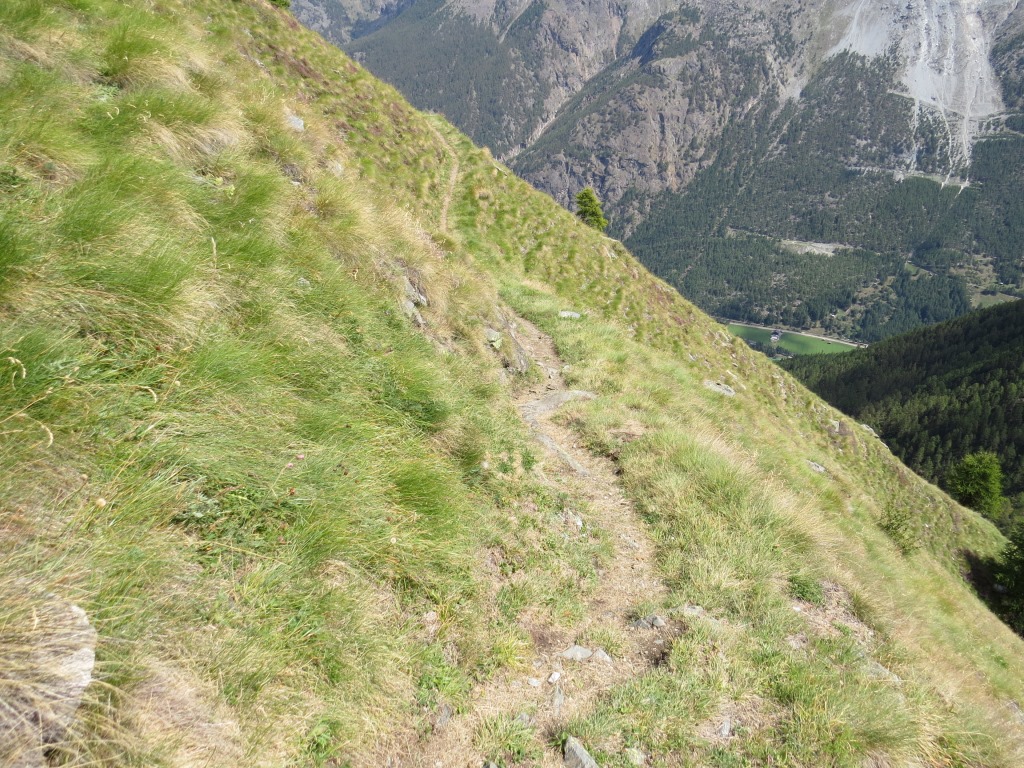 der Pfad ist nur für schwindelfreie, trittsichere und erfahrene Bergwanderer zu empfehlen...