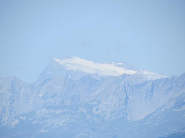 Blick zum Les Diablerets. Dort oben standen wir auch schon