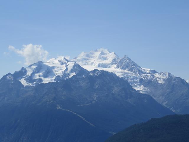 Blick zur Balfrin- und Mischabelgruppe