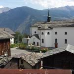 wir erreichen wieder Ausserberg 1008 m.ü.M. Unsere sehr schöne Wanderung geht nun langsam aber sicher zu Ende