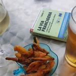 auf der schönen Piazza Cavour in Vercelli nehmen wir den ersten Aperitivo zu uns