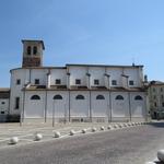 die sehenswerte Kirche Santa Croce 16.Jhr. in Mortara