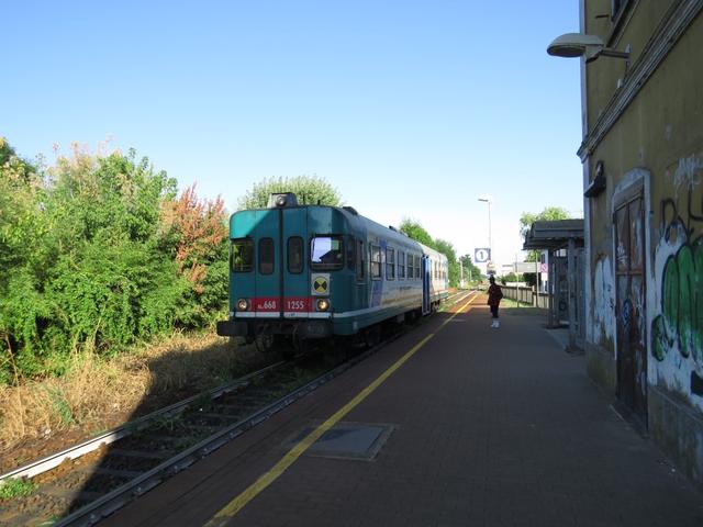 mit dem Regionale geht es danach zurück nach Vercelli