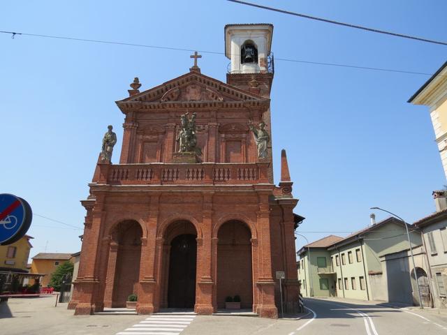 die schöne Backsteinkirche San Giorgio Martire 14.Jhr.