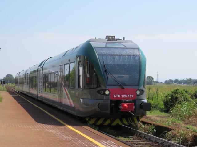 mit dem Regionale sind wir danach nach Vercelli wieder zurückgefahren