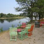 bei einer Strandbar legen wir eine kurze Pause ein