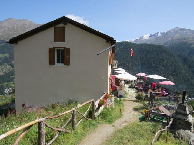 ...mit seinem sehr schön gelegenen Bergrestaurant Edelweiss 1961 m.ü.M.