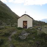 bevor die Bergtour aber beginnen kann, besuchen wir die direkt am Berggasthaus gelegene kleine Kapelle