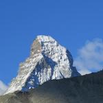 hinter dem Höhbalmen schiebt sich das Matterhorn in das Blickfeld