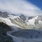 Blick vom Furggji über den Hohlichtgletscher zum Schalihorn