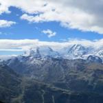 super schönes Breitbildfoto in die Eiswelt von Zermatt. Bei Breitbildfotos nach dem anklicken, immer noch auf Vollgrösse klick
