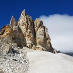 auf dem Sattel zwischen Mettelhorn und Platthorn, mit Blick zum Platthorn