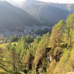 Zermatt liegt noch im Schatten