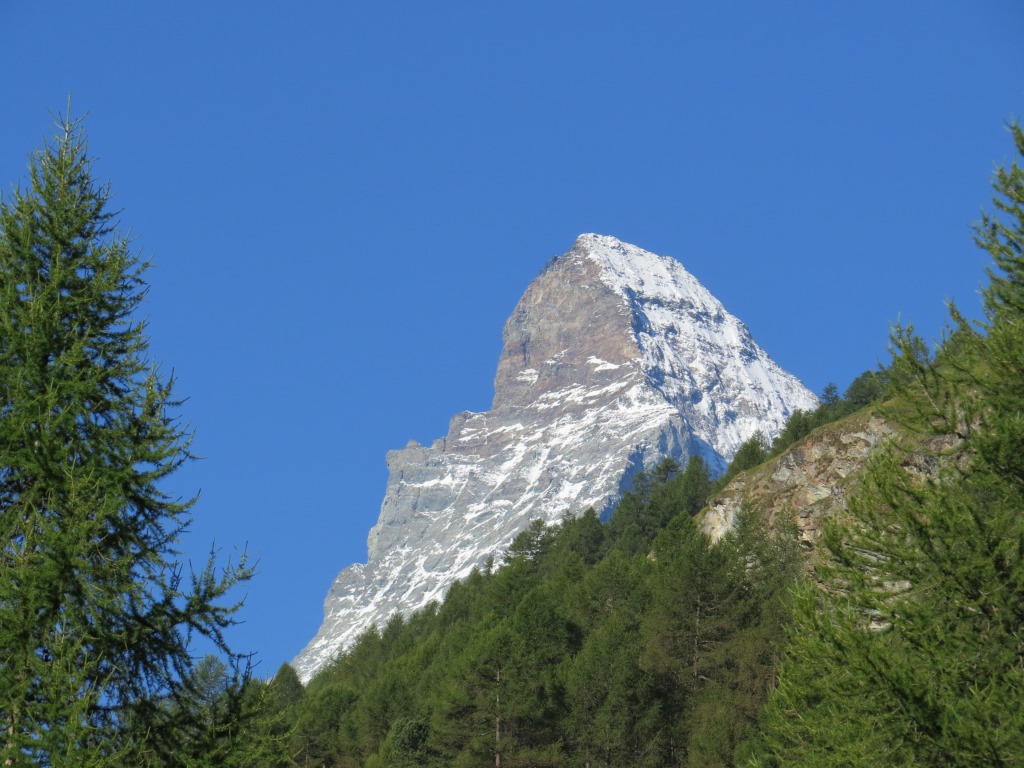 das Matterhorn "Horu" zeigt sich in voller Schönheit
