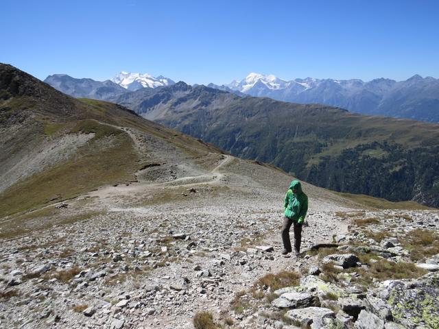 wir beschliessen trotz dem heftigen Wind auf das Spitzhorli aufzusteigen