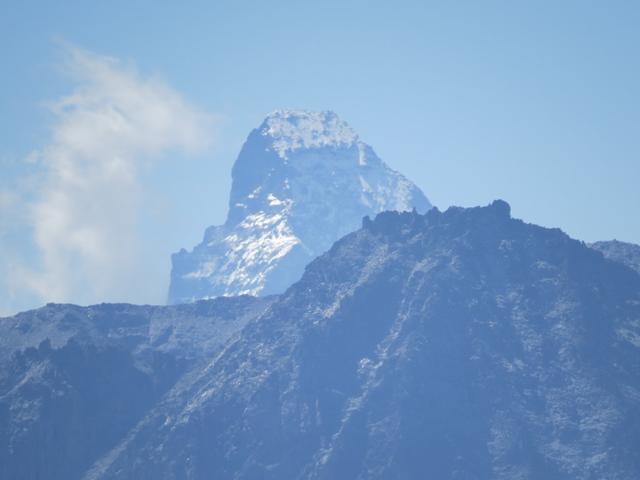 auch der "Horu" das Matterhorn zeigt sich