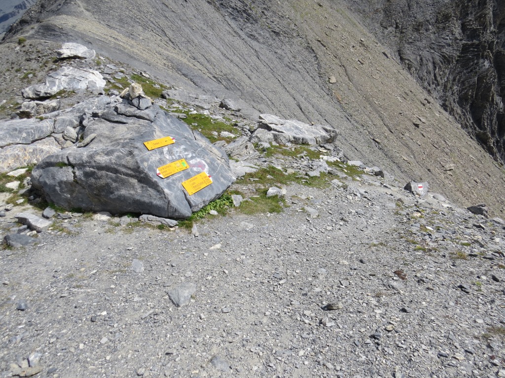 am Ende des Sattels, verlassen wir rechtsabbiegend den höchsten Pass der gesamten Rundtour