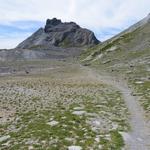 mit Blick zum Dent de Chamosentse geht es über diese faszinierende Hochebene Richtung Lac de La Forcla