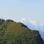 Majestätisch schiebt sich der Mont-Blanc in den Vordergrund