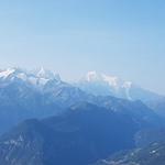 was für eine Aussicht! Glacier du Trient mit Aiguille d'Argentière, Grandes Jorasses und Mont Blanc Massiv