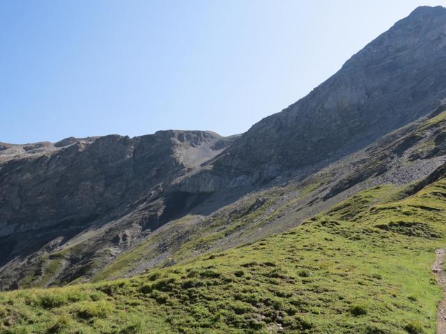 uns steht nun der beschwerliche und kräftige Anstieg zum Col des Perris Blancs - der höchste Punkt des Tages - bevor