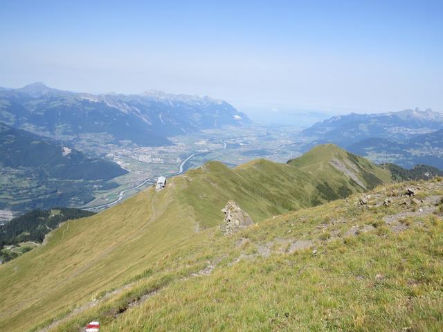 Blick zurück zur Cabane de la Tourche