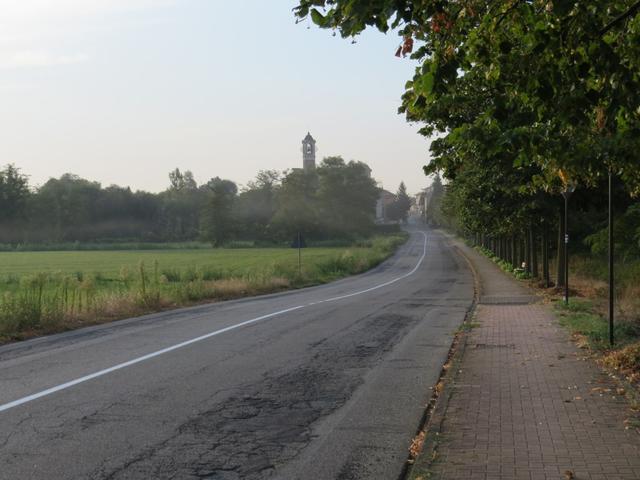 die Kirche von San Leonardo ist schon von weitem zu sehen