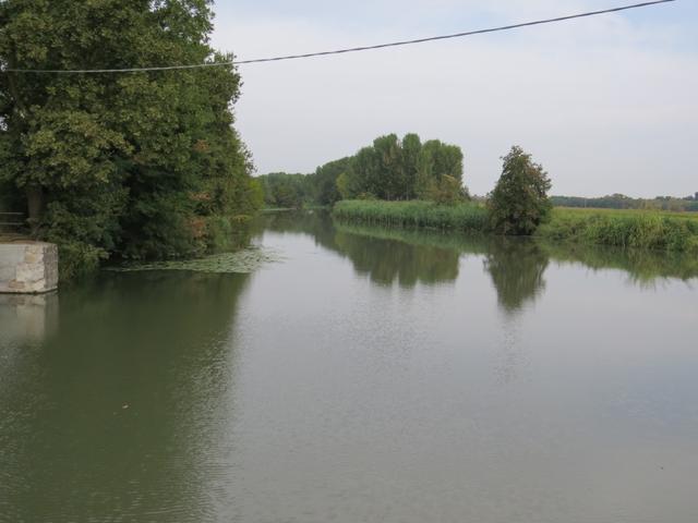 der Fluss Olona, fliesst wie sollte es anders sein, in den Po