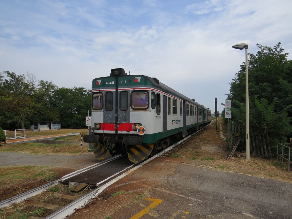 mit dem Regionale fahren wir nach Pavia zurück