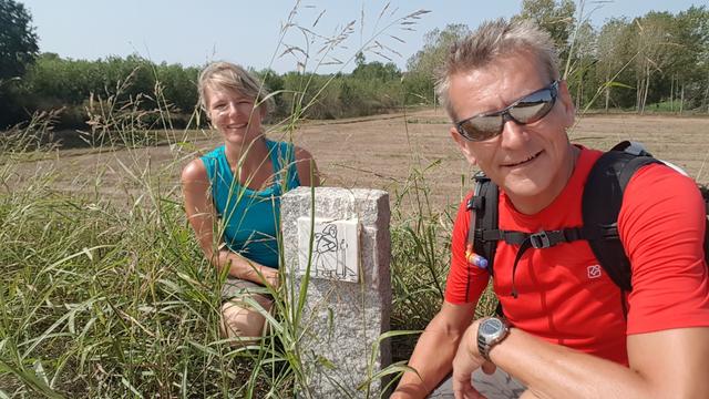 Erinnerungsfoto aufgenommen kurz vor Orio Litta