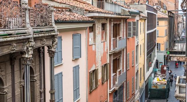 im B&B Domus direkt in der Altstadt von Piacenza beziehen wir unser Zimmer