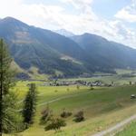 sehr schönes Breitbildfoto mit Blick ins Goms und nach Münster. Unser Tagesziel rückt näher