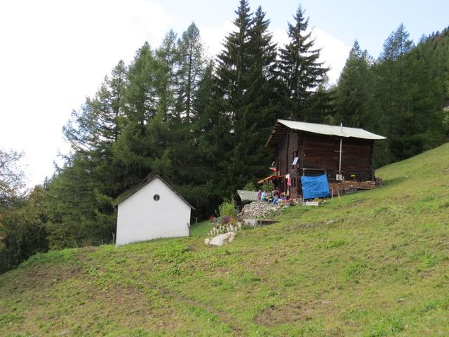 ... und erreichen danach die kleine Kapelle von Apollonia 1622 m.ü.M.