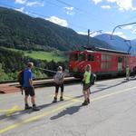 mit der Matterhorn-Gotthard-Bahn fuhren wir danach nach Münster zurück